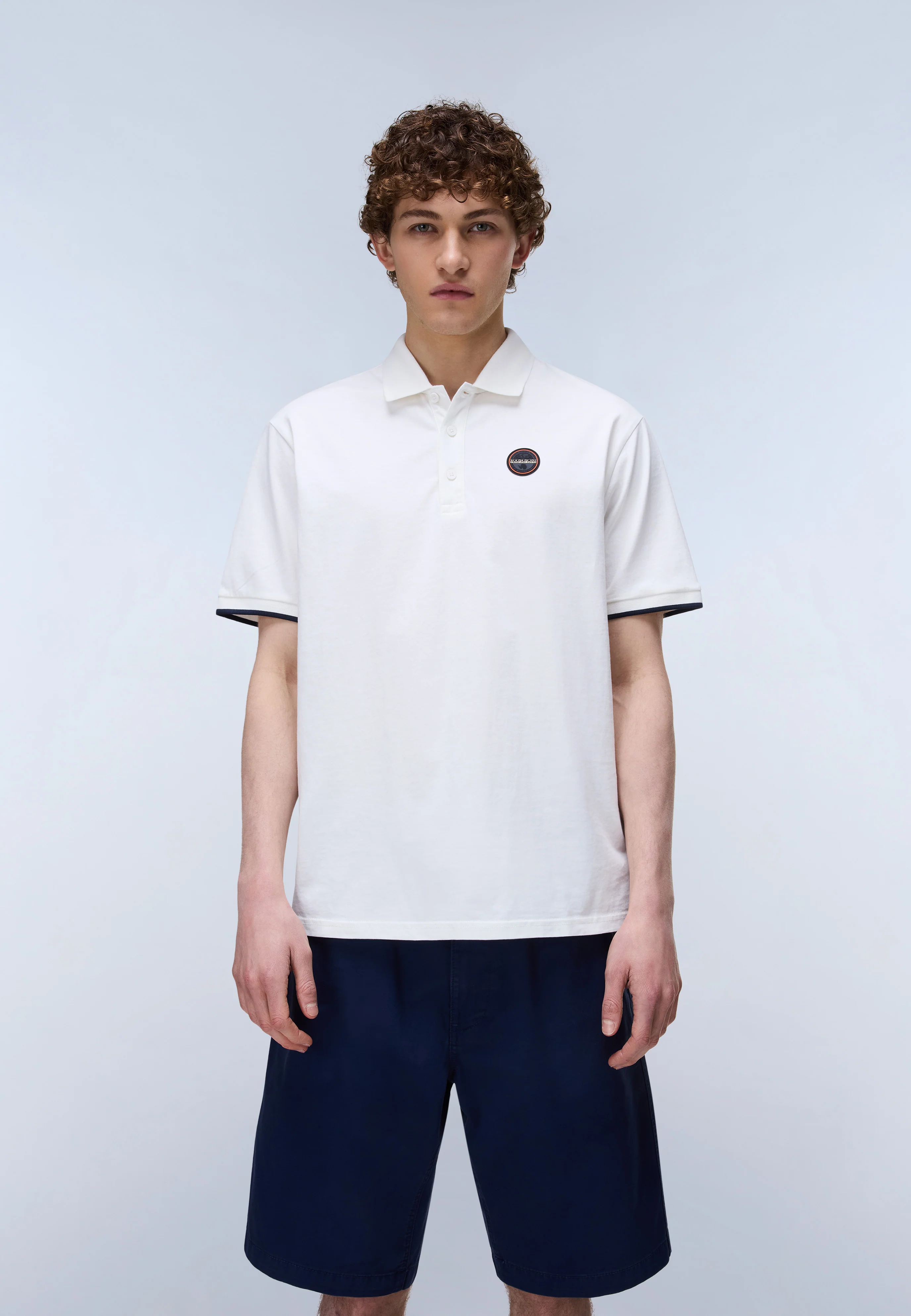 Badge Short Sleeve Polo - Image 3