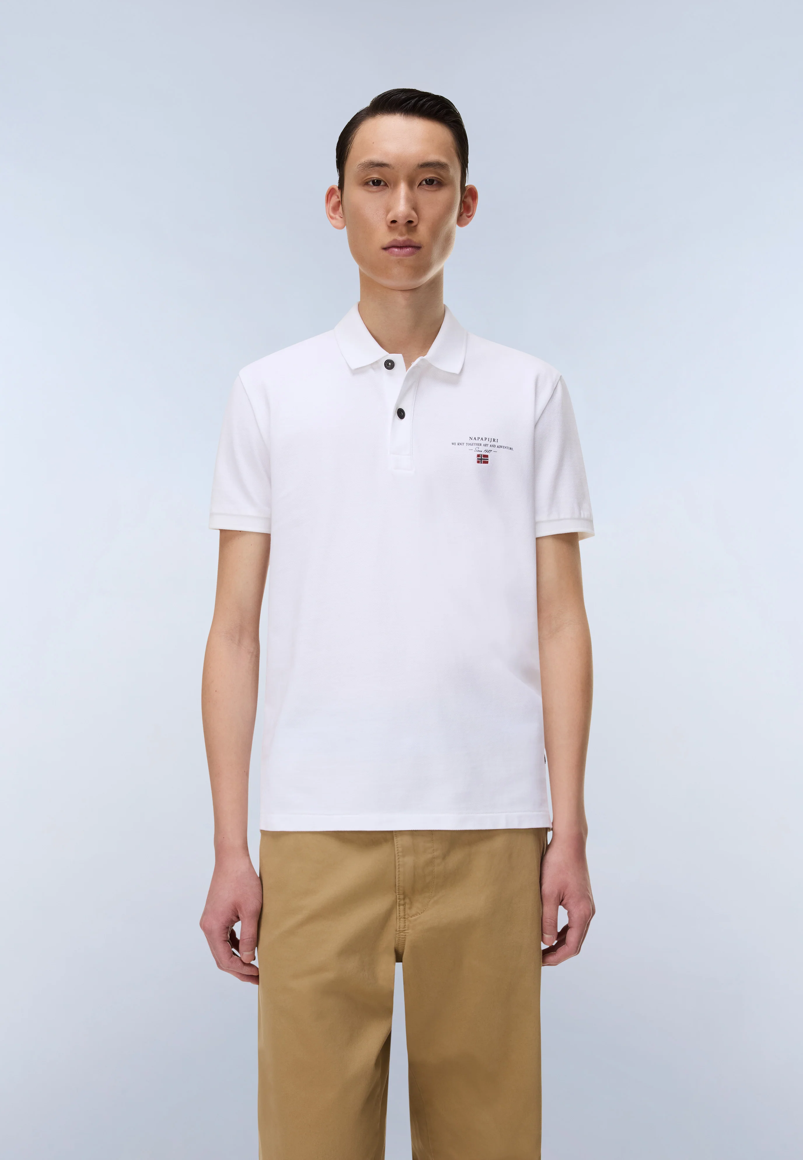 Elbas Short Sleeve Pique Polo Shirt - Image 2