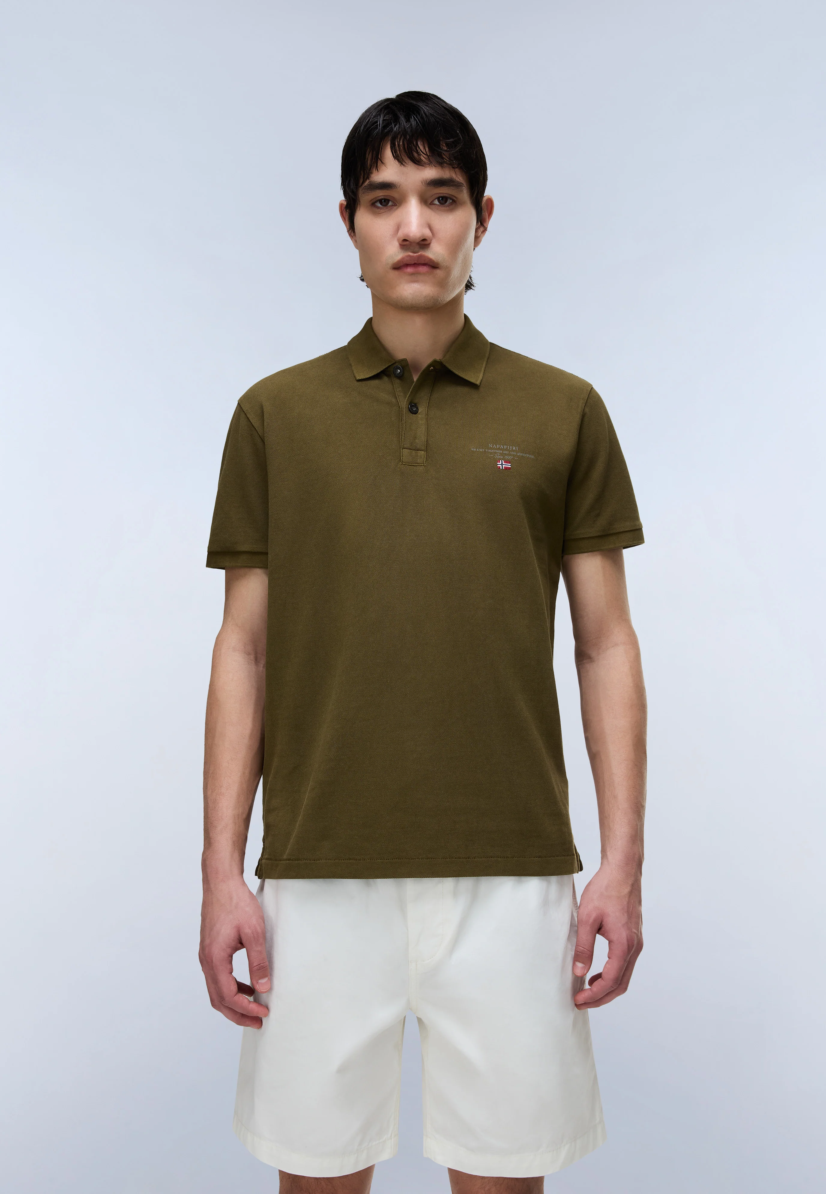 Elbas Short Sleeve Pique Polo Shirt - Image 2
