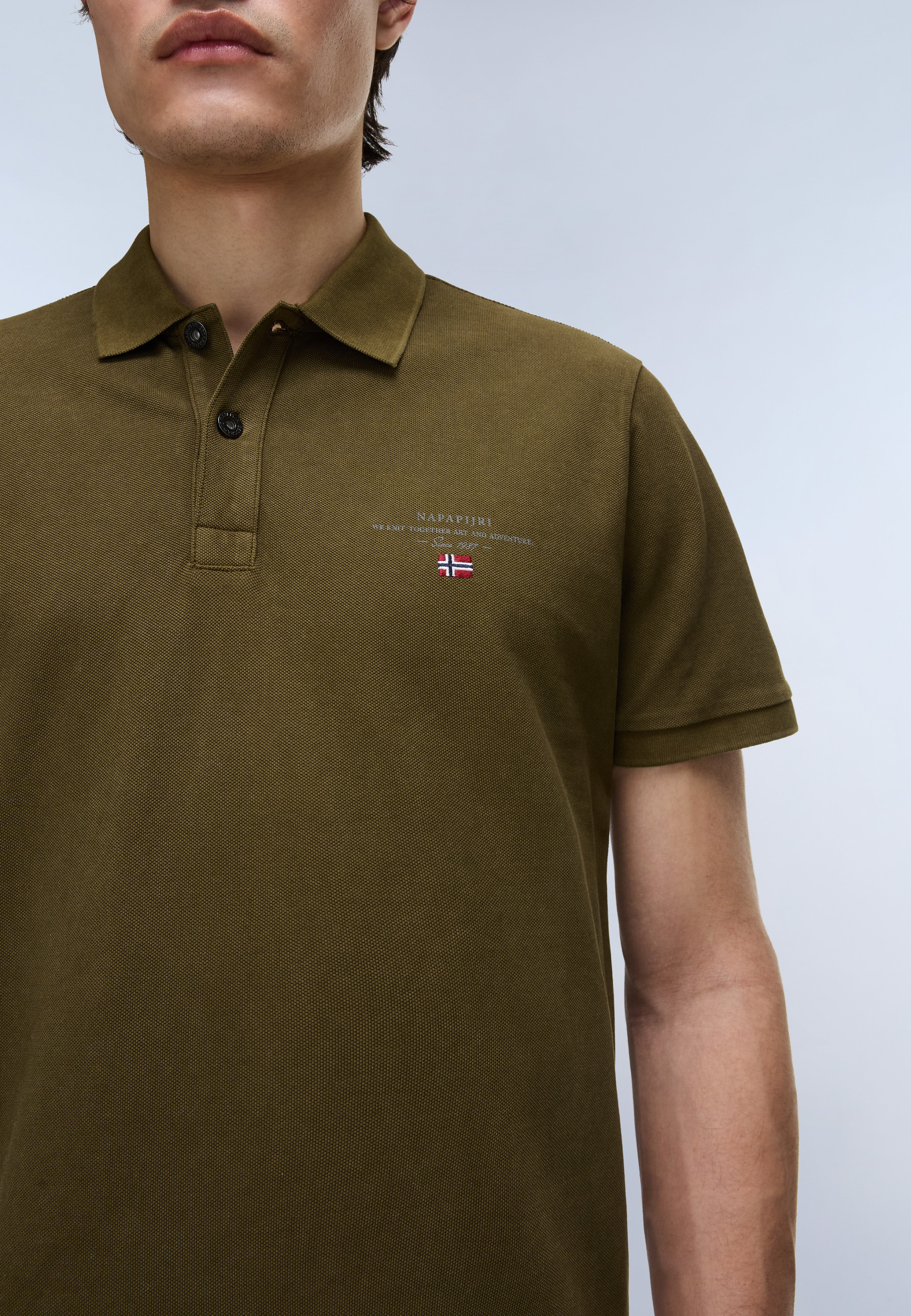 Elbas Short Sleeve Pique Polo Shirt - Image 4