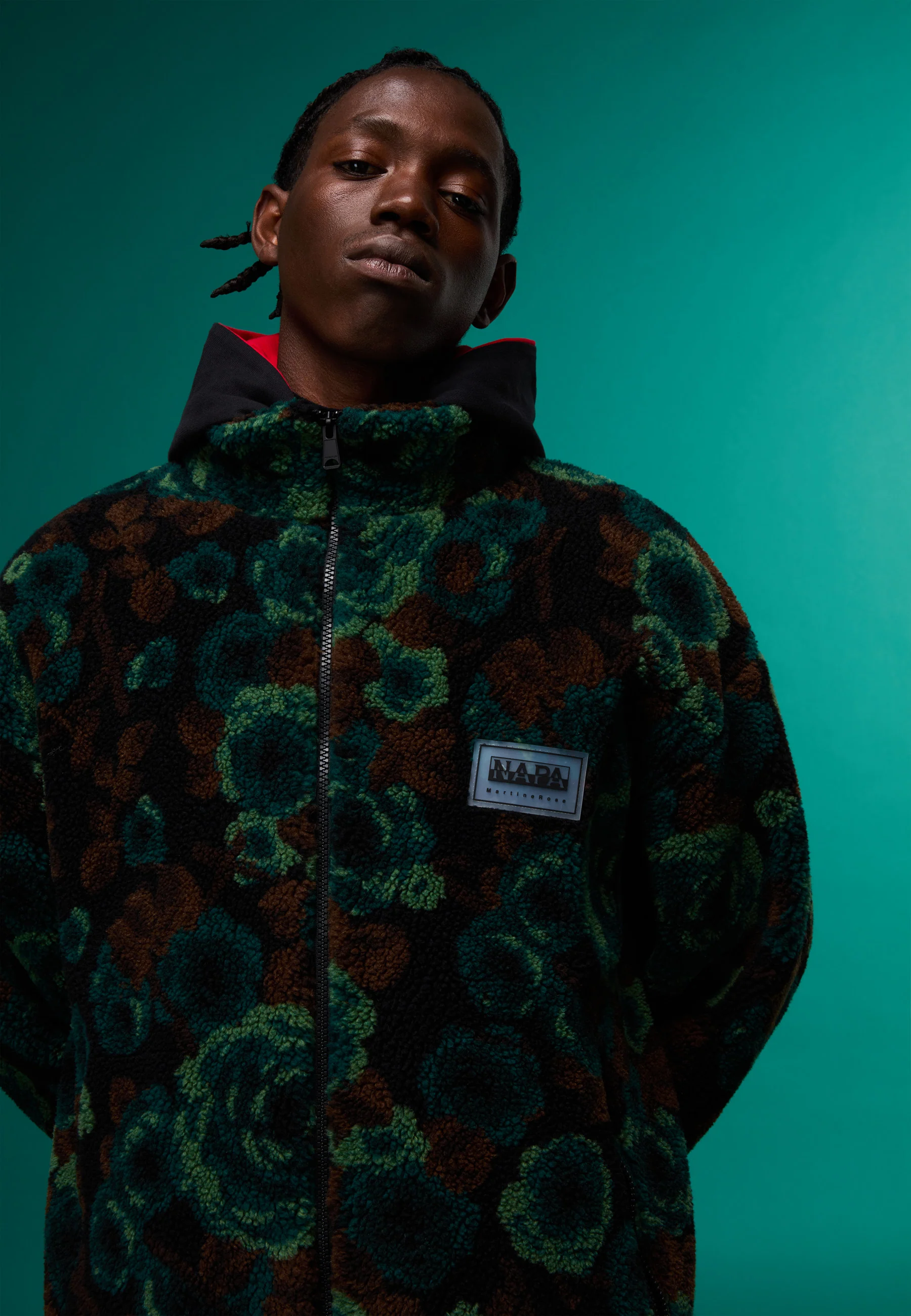 Emin Jacquard Full-Zip Fleece - Image 4