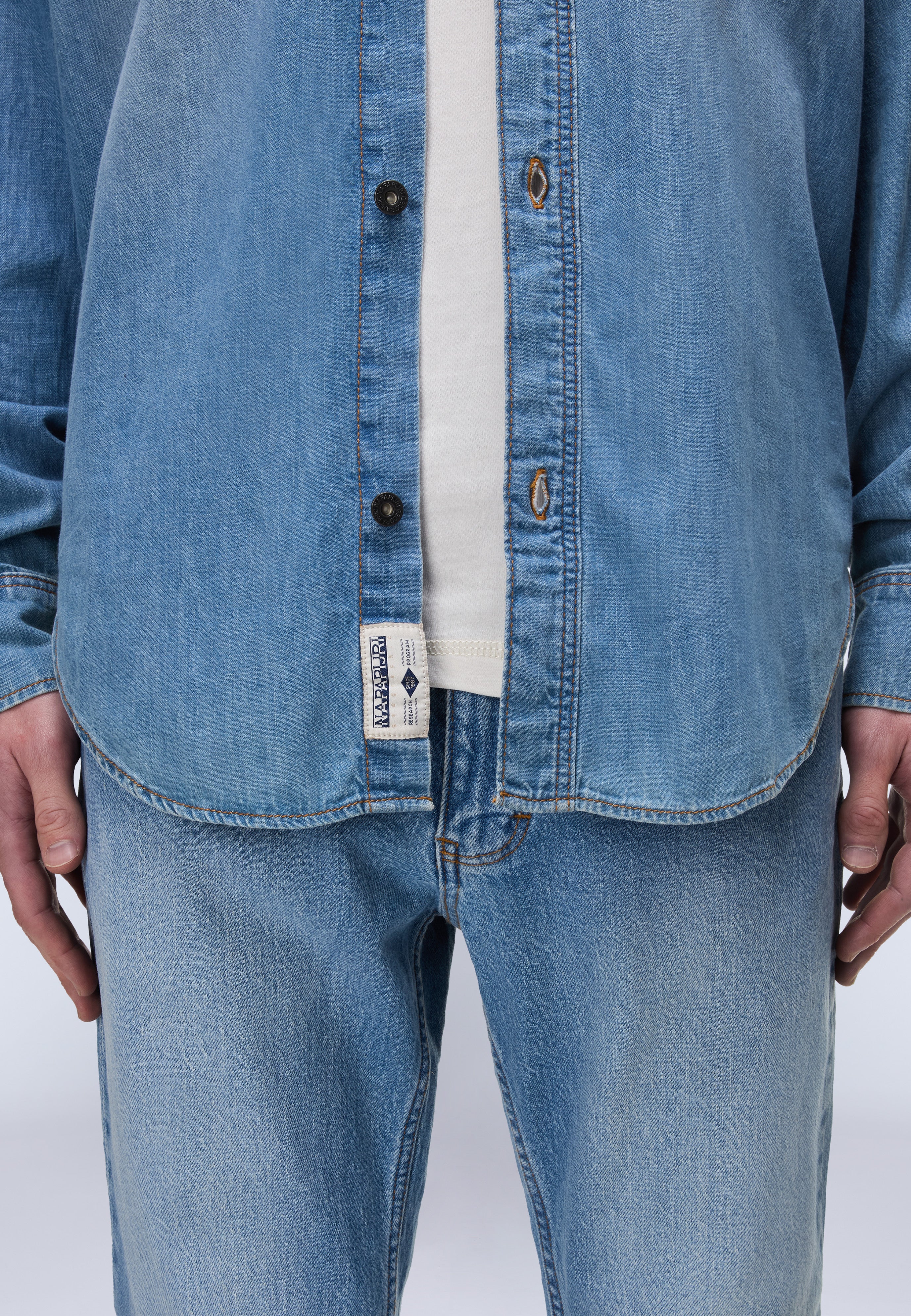 Kiene Denim Long Sleeve Shirt - Image 7