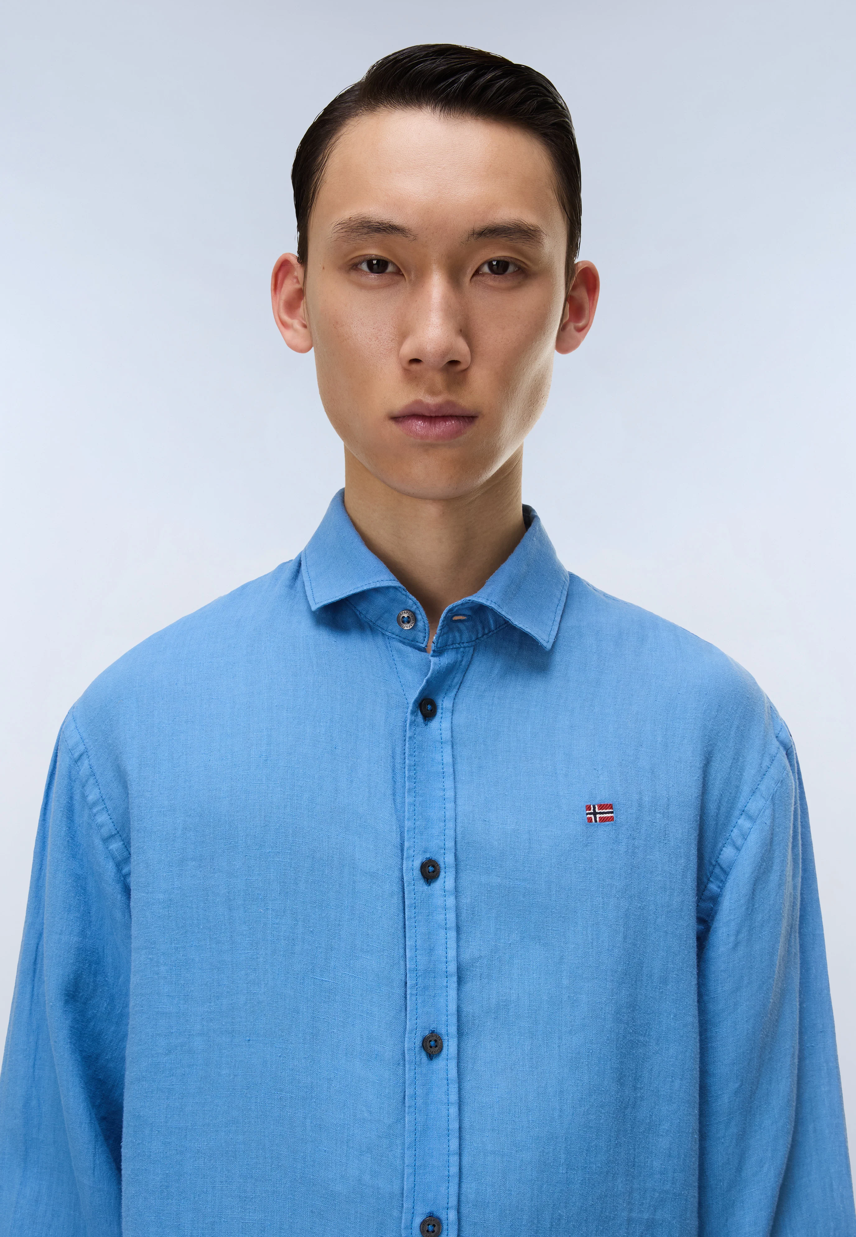 Linen Long Sleeve Shirt - Image 2