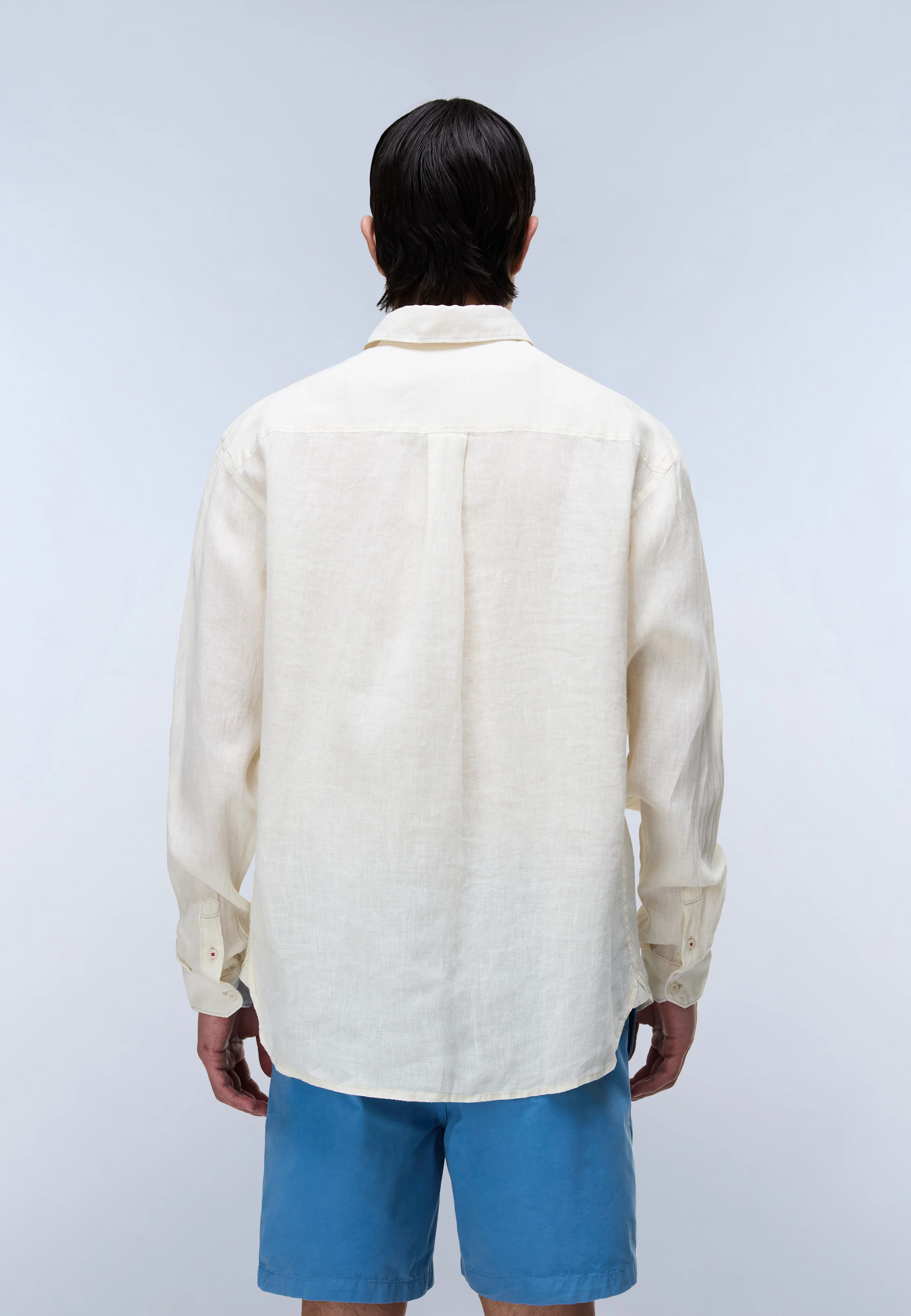 Linen Long Sleeve Shirt - Image 4
