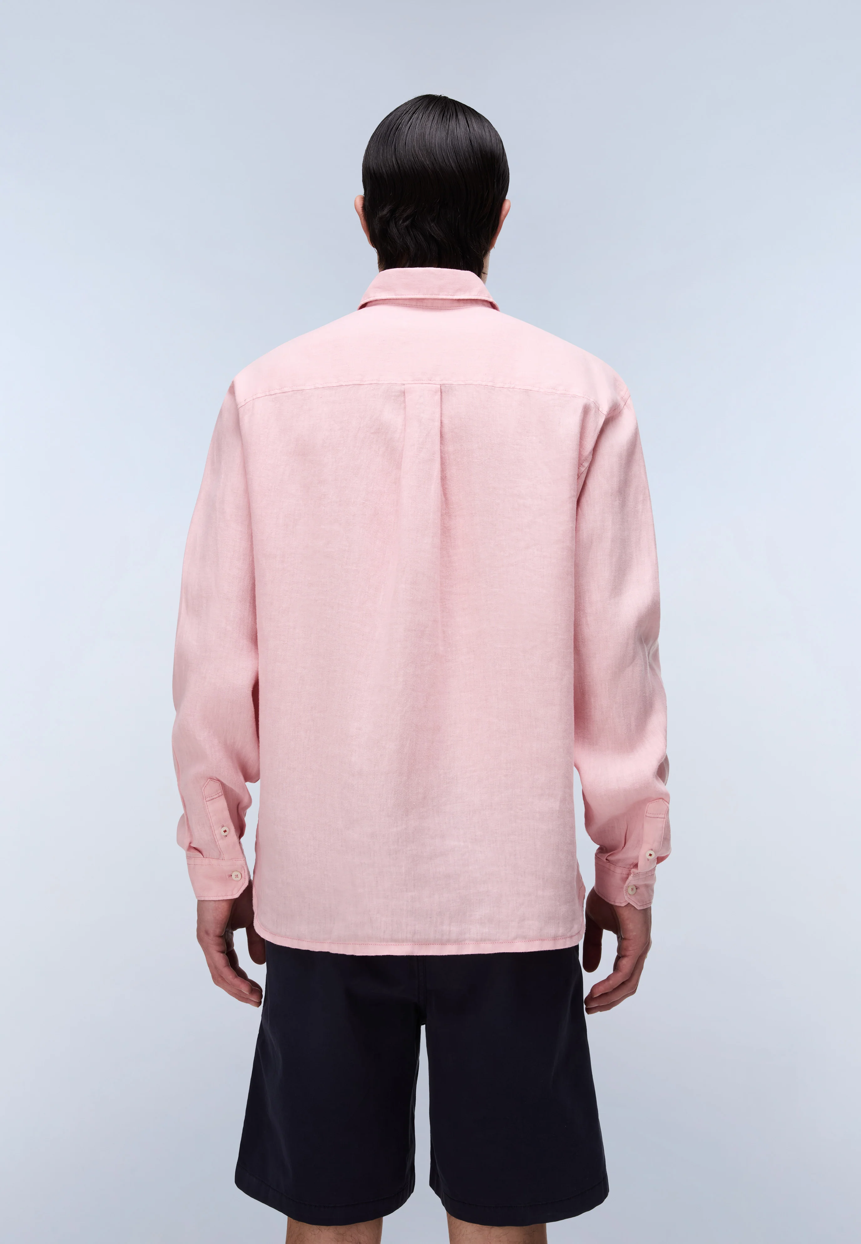 Linen Long Sleeve Shirt - Image 4