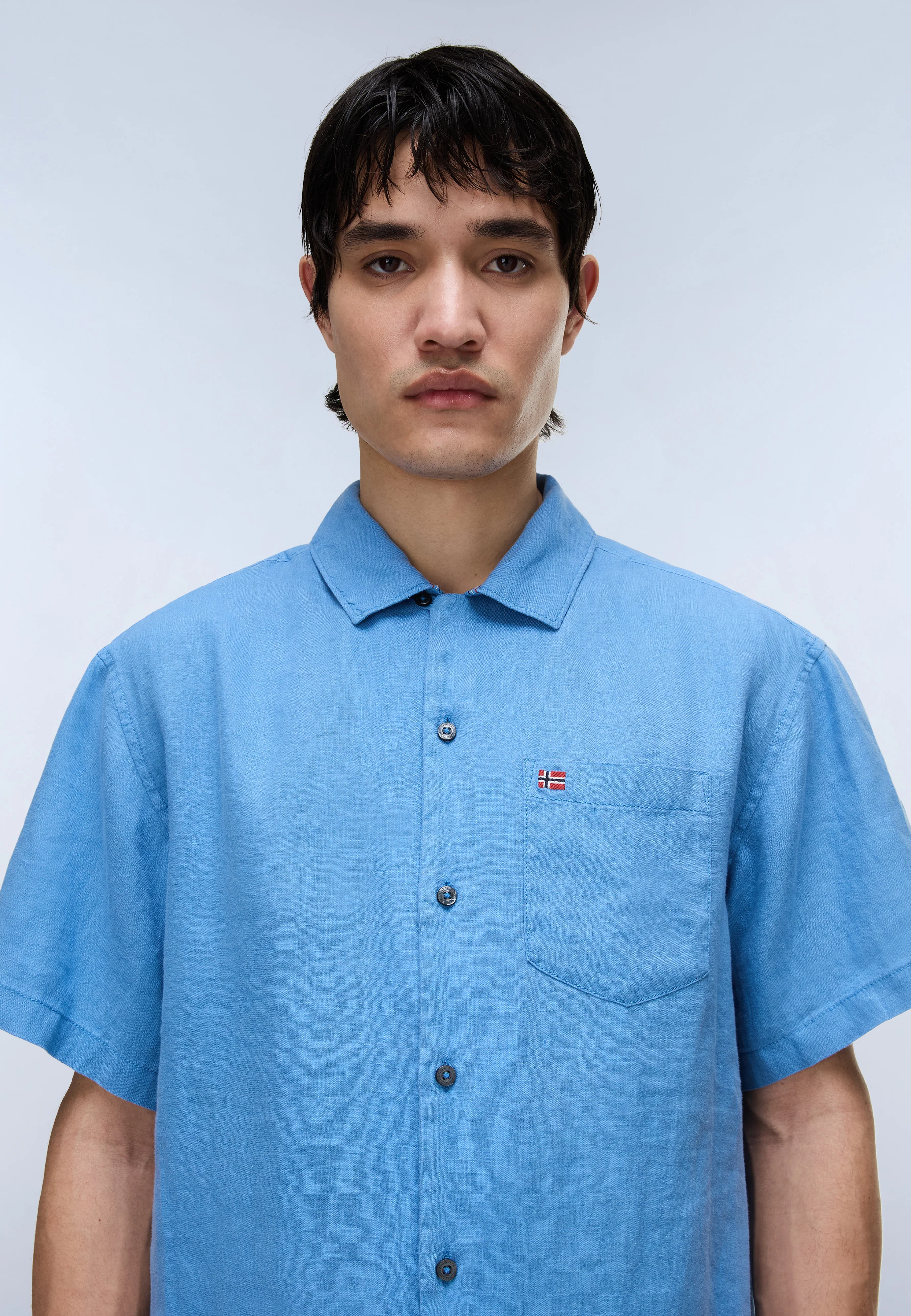 Linen Short Sleeve Shirt - Image 2