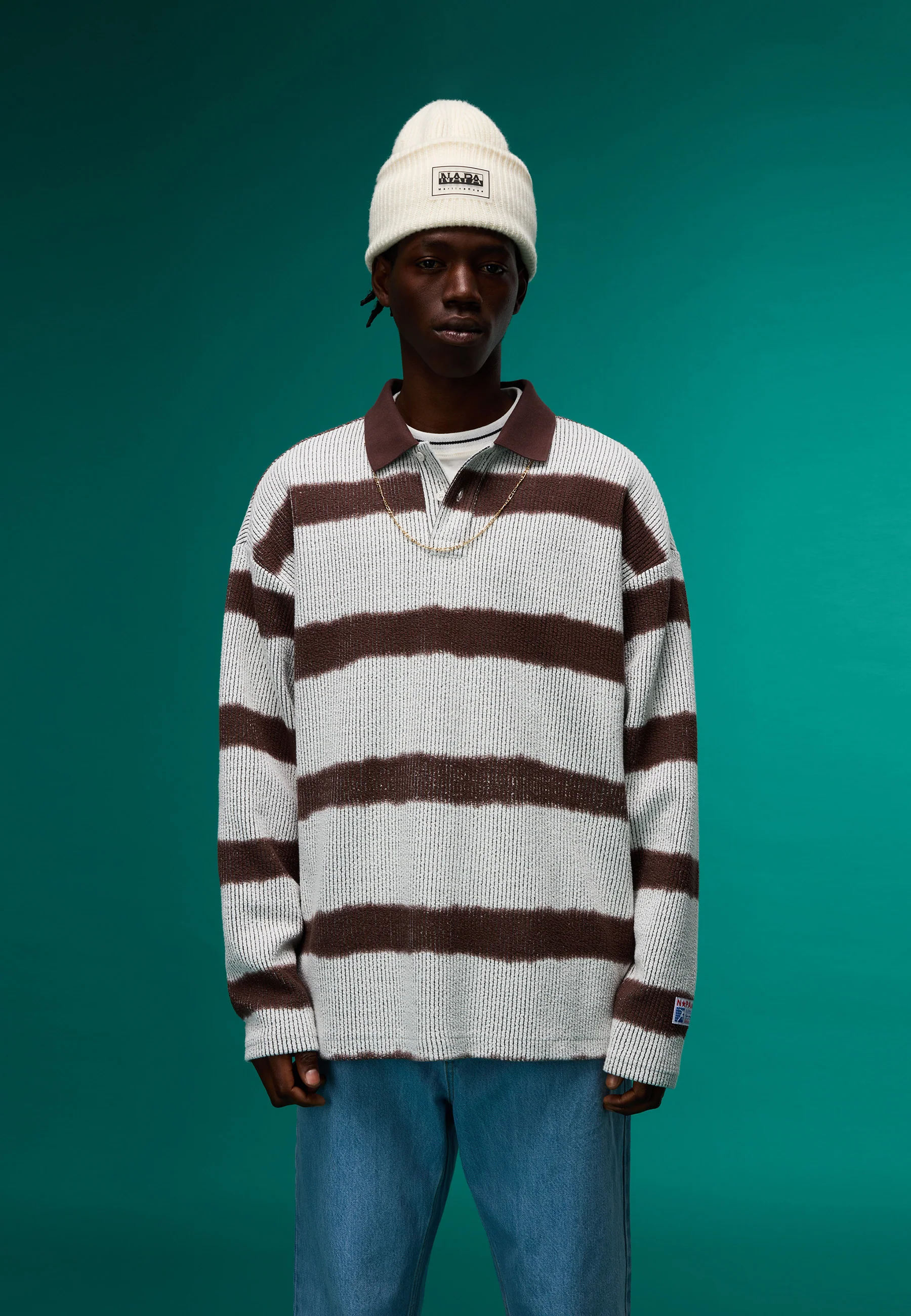 Lion Long Sleeve Polo Shirt - Image 3