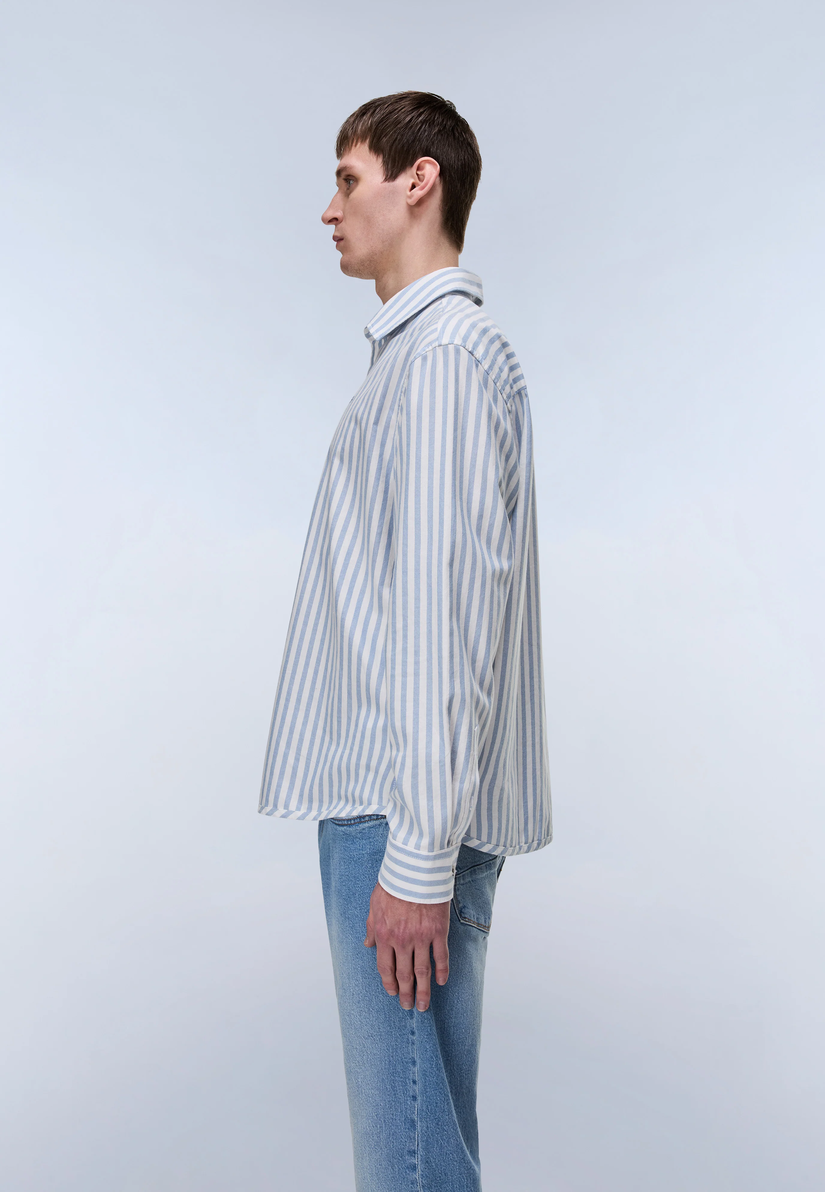 Terra Long Sleeve Oxford Cotton Shirt - Image 4