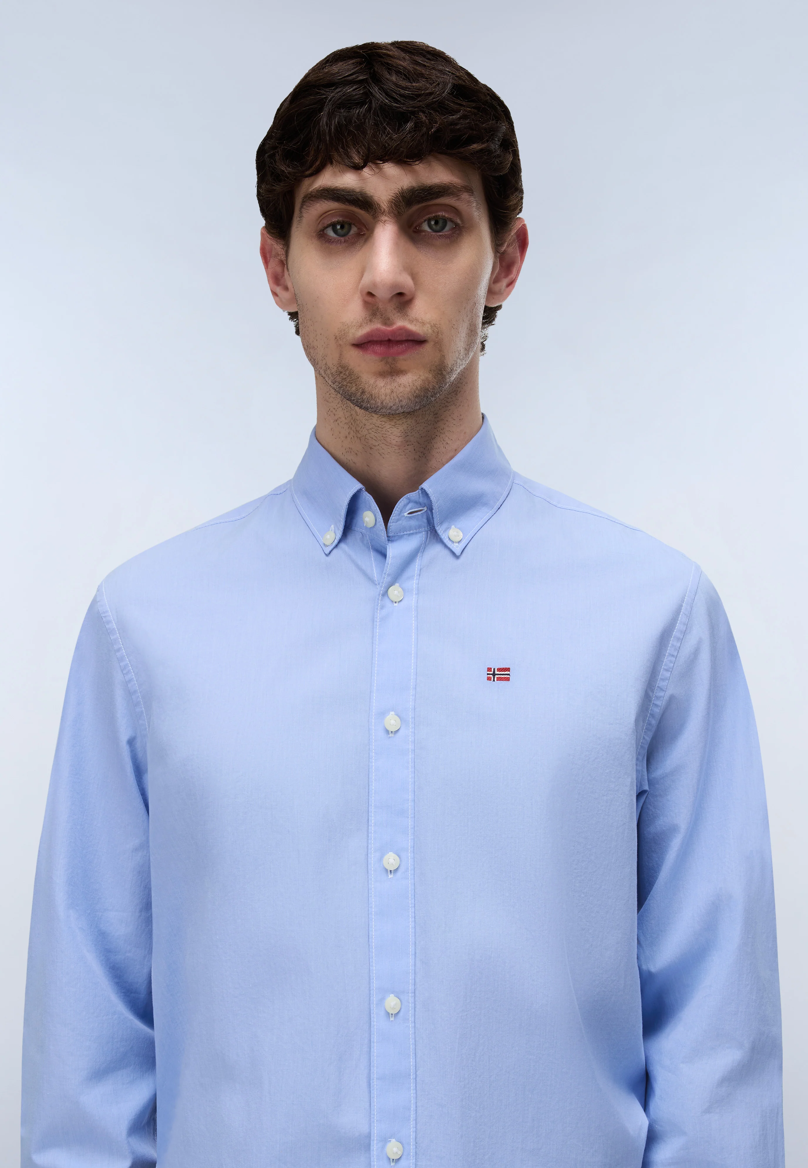 Terra Long Sleeve Poplin Cotton Shirt - Image 2