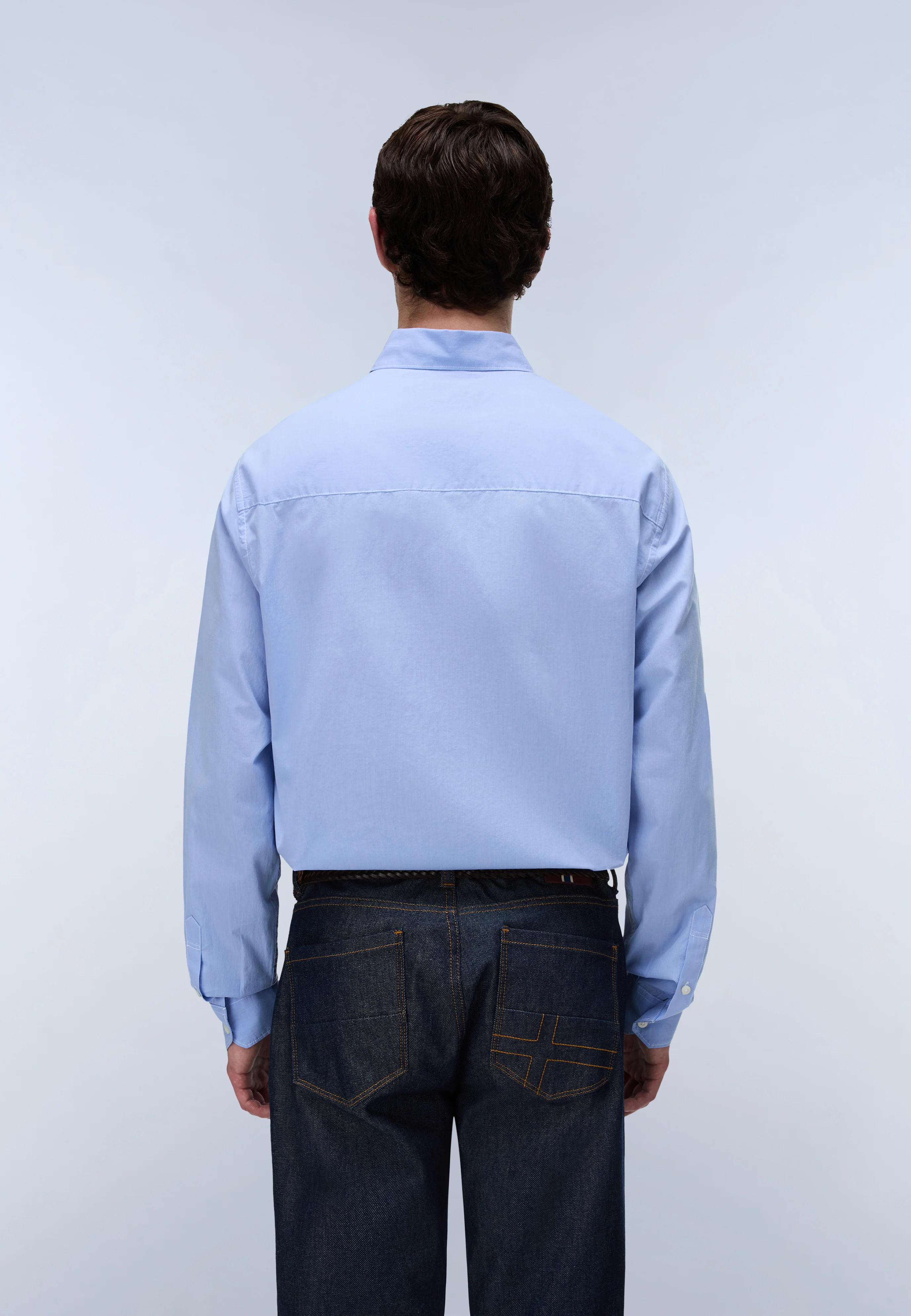 Terra Long Sleeve Poplin Cotton Shirt - Image 4