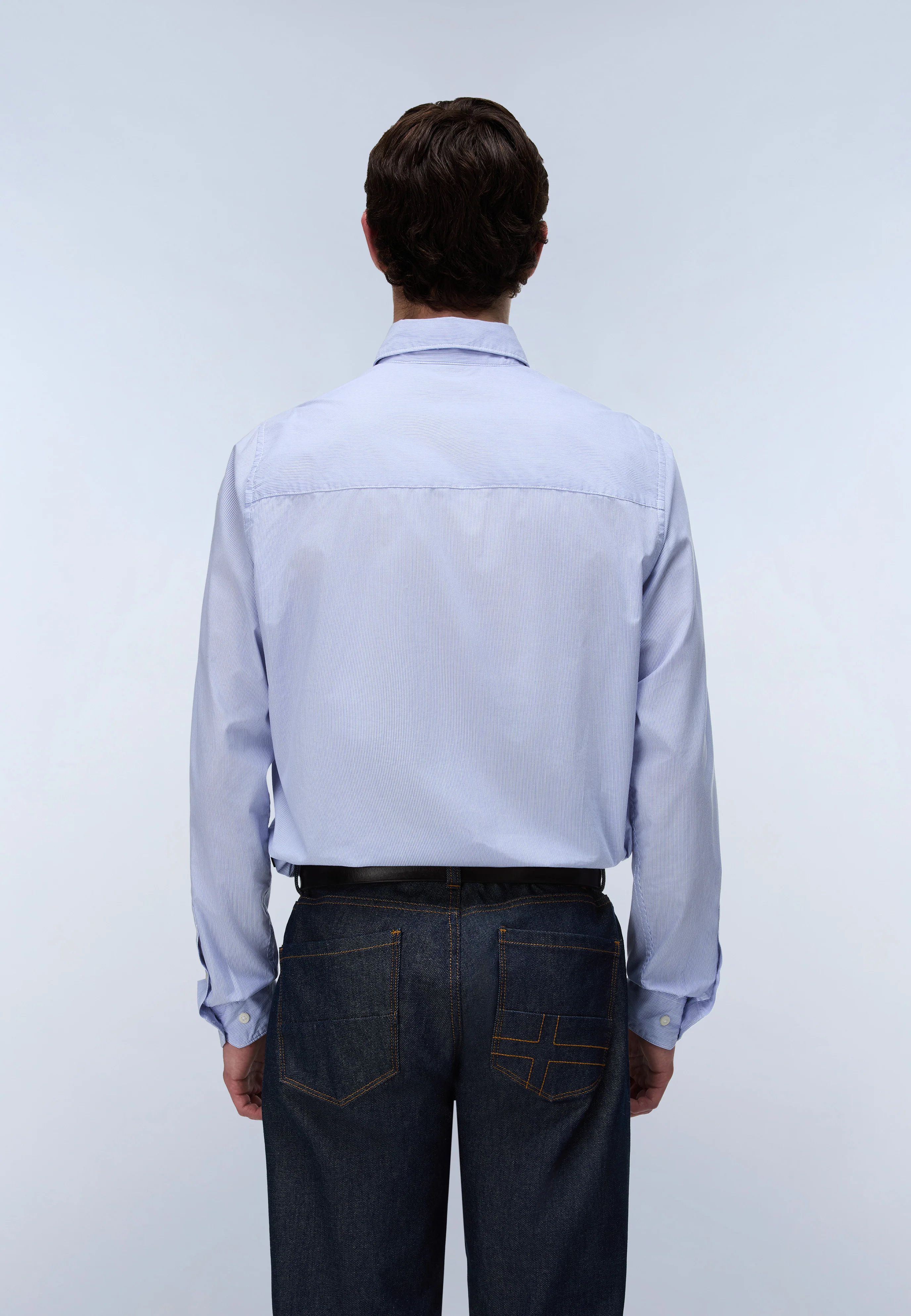 Terra Long Sleeve Poplin Cotton Shirt - Image 4